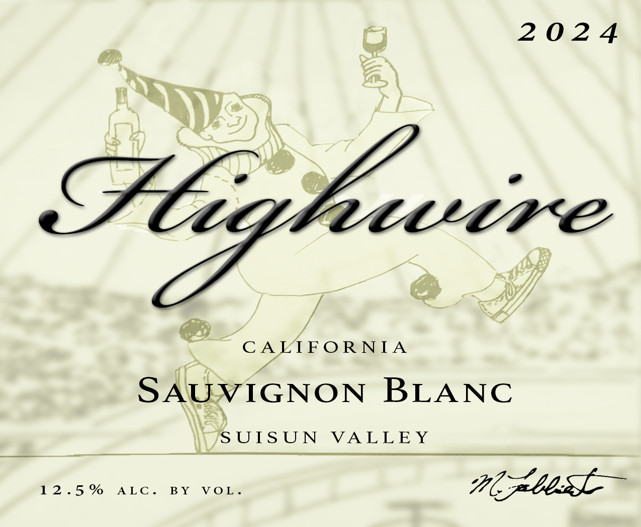 Highwire Sauvignon Blanc 2024 Label